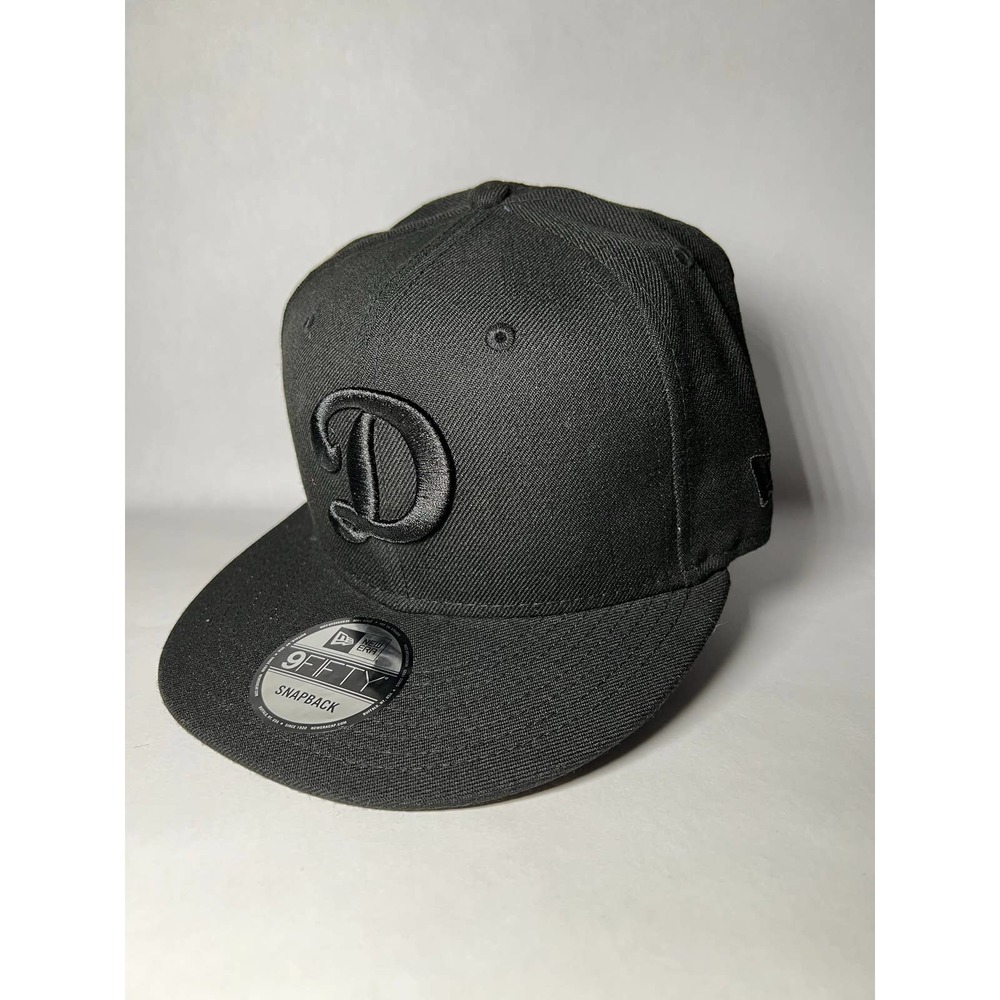 Los Angeles Dodgers MLB New Era 9FIFTY All Black Cap Snapback Custom
